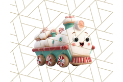 Christmas Train Ride PNG Clipart with Yeti and Elves Product Image 2