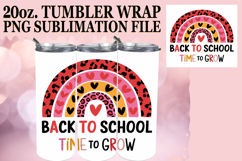 Inspiring sunsets 20oz tumbler wrap, Back To School Product Image 1