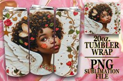 Sublimation Love in Tumbler Art Product Image 1