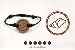 Nautical Bracelet Laser Cut SVG Product Image 1