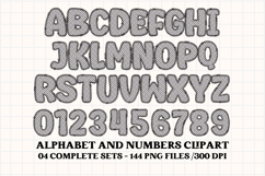 POLICE Alphabet &amp; Numbers Clipart Classroom PNG Bundle Product Image 4