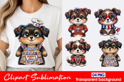 Cute Puppy Clipart PNG Product Image 1