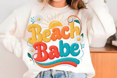 Faux Yarn Summer PNG, Beach Vibes Png Product Image 5