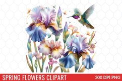 Spring Flowers Clipart Bundle Product Image 11