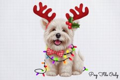 Christmas Dog Clipart Bundle PNG Product Image 14