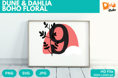 Dune &amp; Dahlia Boho Floral Monogram Product Image 1