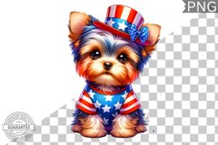 4th of July Dog Sublimation - Clipart PNG Design Product Image 1