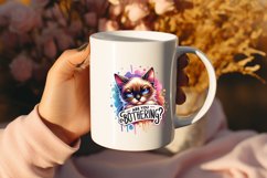 Funny Cat Sarcastic Quote Clipart Sublimation #10 Product Image 2