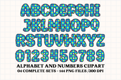 Geometric Alphabet png clipart, geometric letters doodle Product Image 4