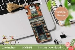 Vintage Bookstore Bookmark, Printable Bookmark Design Product Image 1