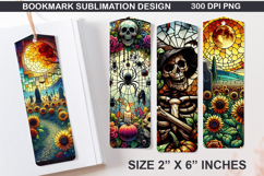 Bookmarks Sublimation - Halloween Holly Berries PNG Design Product Image 1