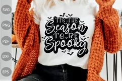 halloween Quote/ 'Tis the season to be Spooky SVG Design Product Image 1
