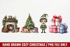 Cozy Christmas Sublimation, Christmas Clipart Product Image 1