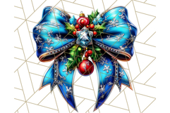 Bright Shiny Christmas Bows PNG Clipart, Winter Holiday Png Product Image 2