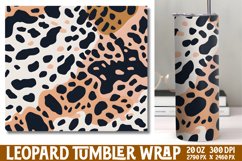 Leopard Print Tumbler Wrap Sublimation Product Image 1