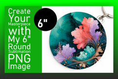 Artful Circle Design for Keychains , Abstract Pattern Product Image 1