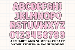 Baby Girl Alphabet, baby girl letters doodle, baby clipart Product Image 4