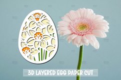 10 3D Easter Egg SVG I Paper cut SVG Design I Easter SVG Product Image 11
