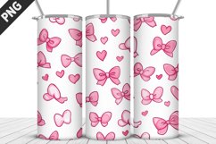 Lovely Hearts Tumbler Design | Valentine&#039;s Day Tumbler Wrap Product Image 3