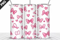 Lovely Hearts Tumbler Design | Valentine's Day Tumbler Wrap Product Image 3