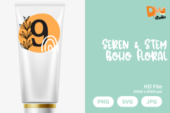 Seren &amp; Stem Boho Floral Monogram Product Image 1