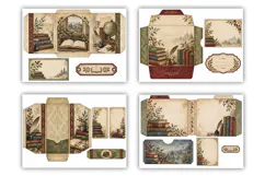 Book of the Day Junk Journal Digital Kit| Junk Journal Product Image 9