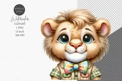 Safari clipart, Lion clipart, Nursery sublimation Product Image 1