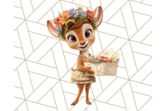Forest Mail Delivery Clipart PNG, Animal Post Office PNG Product Image 2