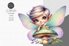 Fairy clipart, Fantasy clipart, Watercolor clipart Product Image 1