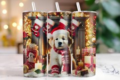 Christmas Dog Tumbler Wrap | Sublimation | Tumblers Product Image 1