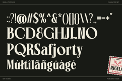 Rigela - Condensed Luxury Serif Font Product Image 9