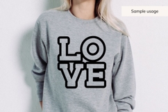 LOVE SVG Bundle, Love Word SVG, Valentine SVG Product Image 8