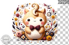Quirky Animals Sublimation - Clipart PNG Design Product Image 1