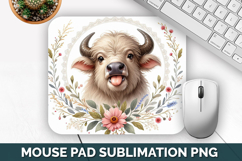 Cute Animals Mouse Pad Bundle, Sublimation Mouse Pad PNG Product Image 7