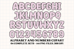 Baby Girl Alphabet, baby girl letters doodle, baby clipart Product Image 4