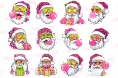 Funny Retro Santa Clipart Product Image 2