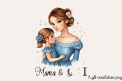 Mother Daughter Sublimation PNG Product Image 1