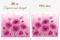 Tumbler Sublimation Design Art Summer Flowers 28 PNG files Product Image 10