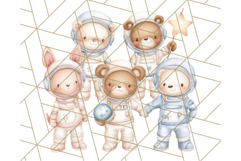 Kawaii Space Creatures Clipart PNG, Galaxy Alien Clip Art Product Image 2