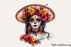 Da de Los Muertos Sublimation PNG Product Image 1