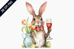 Easter Bunny Sublimation - Bunny Sublimation Design Product Image 1