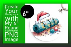 Lovely Round Design Coaster Artwork , Holiday Product Image 1