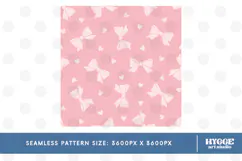 American 4th of July Patriotic Coquette Bow Seamless Pattern Product Image 2