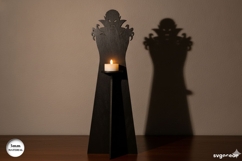Halloween Candle Holder SVG Bundle | Glowforge | Laser Cut Product Image 10