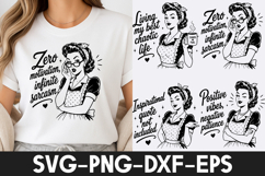 Funny Sarcastic SVG | Retro Funny Quotes PNG DXF EPS SVG Product Image 1