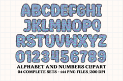 Monsters Alphabet png clipart, cute monster letters doodle Product Image 4