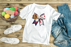Baseball Mama Coquette Bow Clipart Product Image 9