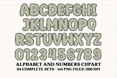 Cottagecore Alphabet png clipart, Garden letters doodle Product Image 4