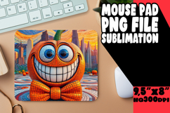 Timeless Mouse Pad Designs for Kids, Cute Pumpkin Product Image 1