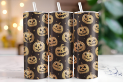 Halloween Pumpkin Tumbler Wrap | Sublimation | Tumblers Product Image 1